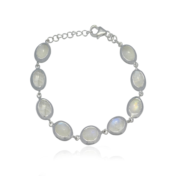 Rainbow Moonstone Bracelet model B5-060